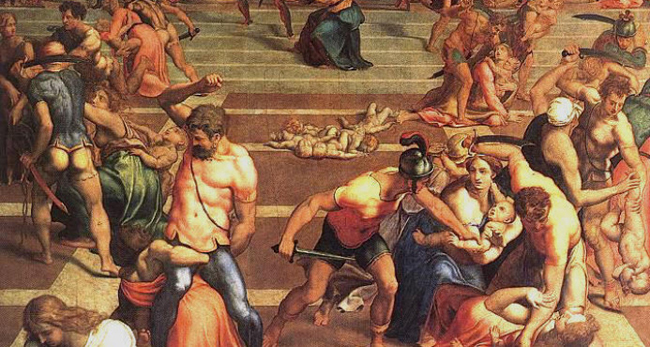 La masacre de los Santos Inocente de Daniele da Volterra